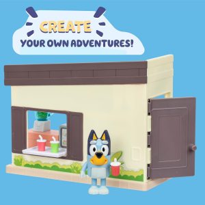 Bluey - Juego de juguetes de simulación de la barra de jugo, juguetes de juego de simulación para niños pequeños de 3 a 5 años, juego de cocina para niños con accesorios, no se requieren baterías