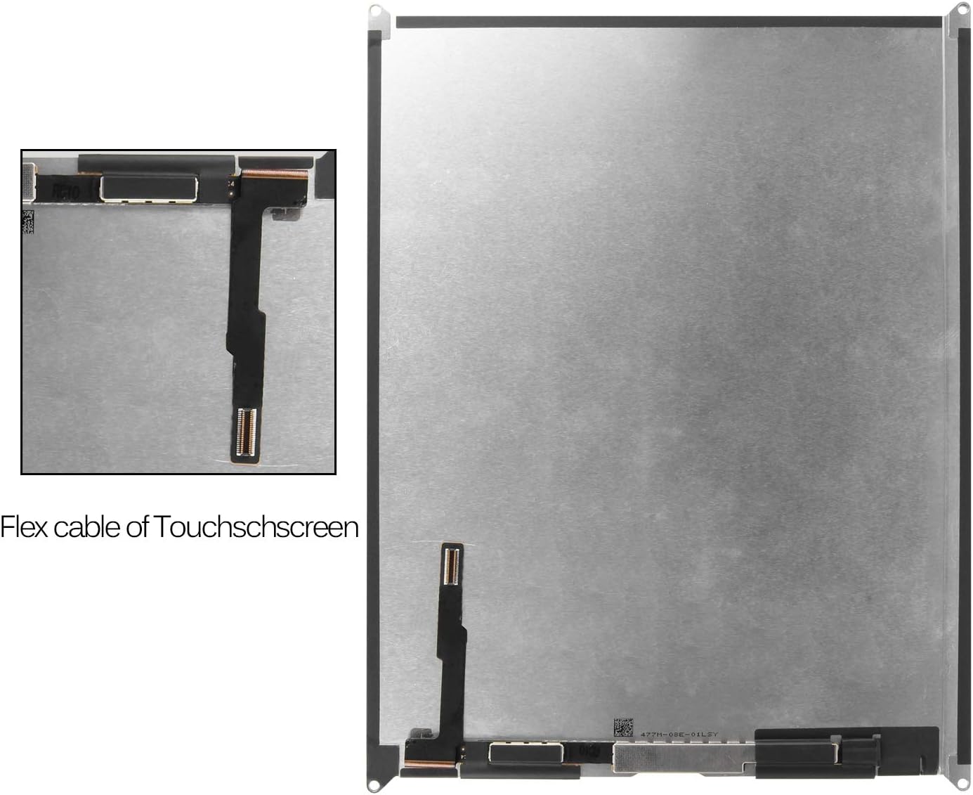 A-MIND para iPad 6ª generación (2018) A1893 A1954 pantalla LCD reemplazo de pantalla, para A1893 A1954 Kit de piezas de reparación de panel LCD, con protector de pantalla gratuito+kit de herramientas