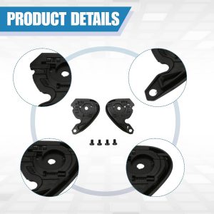 C10 Base Plate Replacement Kit Fit for HJC HJ34P, HJ34, i30 – Motorcycle Helmet Visor Pivot Gear Plate