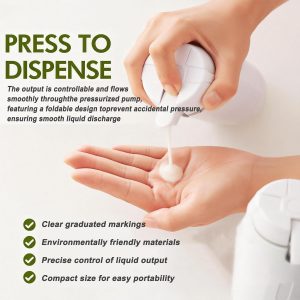 Botellas dispensadoras de viaje 4 en 1, botellas de viaje a prueba de fugas para artículos de tocador, paquete de 4 recipientes recargables de tamaño de viaje de 1.0 fl oz para champú, Onditioner