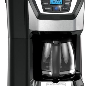 Black and Decker BLACK+DECKER 12-Cup Mill and Brew Coffeemaker, Black, CM5000B