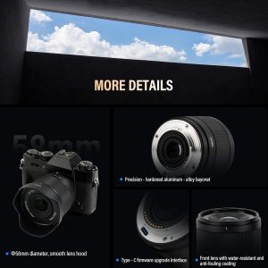 VILTROX AF 15 mm F1.7 Air Z Pocket Lens Auto Fcous F/1.7 Z-Mount Lente Portátil para Nikon Lente para Principiantes APS-C Lentes Prime de Gran Apertura