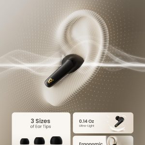 Auriculares in-ear inalámbricos wegear con 4 micrófonos ENC con mejora de llamadas, 40H de reproducción, Bluetooth 5.4, IPX5 a prueba de agua, auriculares verdaderamente inalámbricos para computadoras