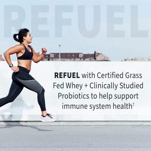 Garden of Life Sport Grass Fed Whey Protein Powder - 0.85 oz aislado de proteína de suero para mujeres y hombres con probióticos y glutamina, sin OMG, sin gluten, procesado en frío, sabor a vainilla