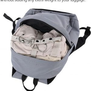 TABITORA Travel Luggage Organizer Hanging Packing Cubes Portable Hanging Shelves Carry on Closet for Suitcase with 2 Hooks,Collapsible(Purple,S)