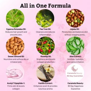 Cyperus Rotundus Oil - 60ml Natural Cyperus Rotundus Oil For Hair Removal, Moisturizing & Soothing Cyperus Oil For Reducing Body Hair Growth, Hair Removal Oil Ideal for All Skin Types