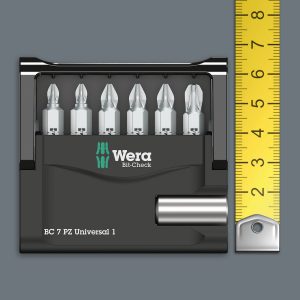 Wera - 5056296001 Pozidriv Mini-Check PZ Sheet Metal Bit Set