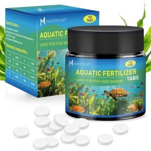 Root Tabs, Aquarium Plant Fertilizer, Aquarium Water Care Tabs, 100 Tabs Aquarium Plant Food Safe for Fish and Shrimp, Aquatic Plant Fertilizer for Planted Aquarium Substrate (100)
