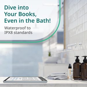 PocketBook InkPad Color 3 E Ink E-Reader 32GB - Enhanced 7.8'' Color E-Paper Display-Eye-Friendly Audio-Book & E-Book Reader-Text-to-Speech-SMARTlight, Bluetooth, Built-in Speaker-Waterproof