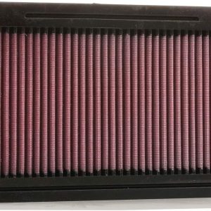 K&N Filtro de aire de alto flujo original de por vida para motor: Aumenta la potencia: Premium, lavable: Compatible con Mazda 2005-2015: MX-5, 33-2335