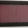 K&N Filtro de aire de alto flujo original de por vida para motor: Aumenta la potencia: Premium, lavable: Compatible con Mazda 2005-2015: MX-5, 33-2335