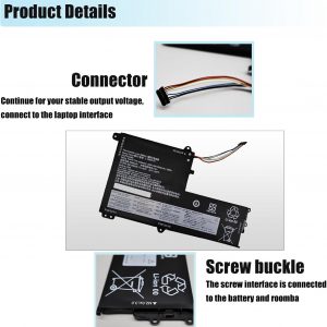 L14M2P21 Laptop Battery Replacement for Lenovo IdeaPad 330S-14AST 330S-14IKB 330S-15ARR 330S-15AST 330S-15IKB Series L14L2P21 5B10Q39203 5B10Q39204 5B10Q39206 5B10W67199 7.4V 30Wh 4050mAh
