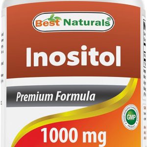 Best Naturals Inositol 1000mg 120 Tablets - Also Called Vitamin B8