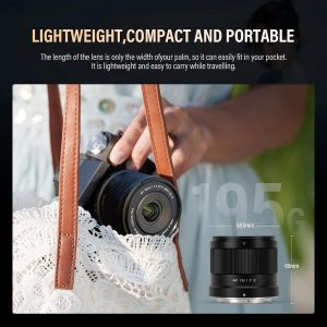 VILTROX AF 15 mm F1.7 Air Z Pocket Lens Auto Fcous F/1.7 Z-Mount Lente Portátil para Nikon Lente para Principiantes APS-C Lentes Prime de Gran Apertura