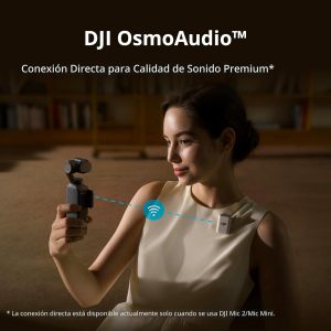 DJI Osmo Pocket 3 Creator Combo, cámaras de vlogging con CMOS de 1 pulgada, cámara de vlog 4K/120fps, estabilización de 3 ejes, seguimiento de rostro/objeto, micrófono incluido para sonido claro