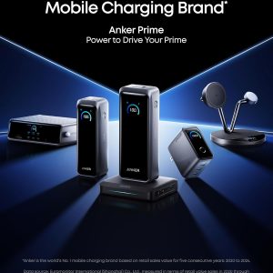 Anker Prime Power Bank, banco de energía portátil de 3 puertos de 26,250 mAh con salida máxima de 300 W, carga bidireccional, aprobado por la TSA, control por aplicación, para MacBook, iPhone 17/16