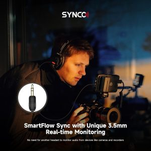 SYNCO XTalk X9 Full Duplex AEC Wireless Intercom Headset System Support 2.4GHz 9 Personas Equipo Comunicación, 350M/1148FT Monitoreo en tiempo real, 24 horas de duración de la batería
