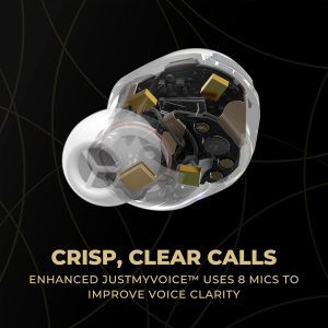 Technics Premium Hi-Fi True Wireless Bluetooth Earbuds with Advanced Noise Cancelling, 3 Device Multipoint Connectivity, Hi-Res Audio + Enhanced Calling Wireless Earbuds - EAH-AZ80-K (Black)