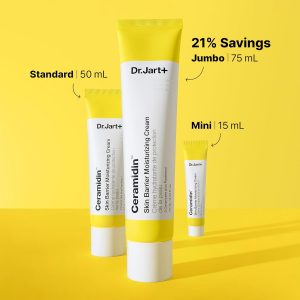 Dr.Jart+ Ceramidin Skin Barrier Korean Face Cream Moisturizer with Ceramides and Panthenol | Korean Skin Care