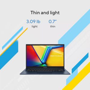 ASUS Vivobook Laptop 2025 Ultra Portable Business Computer, 14" FHD Display, 16GB RAM, 1TB Storage (512GB SSD + 500GB Ext), 6-Core Intel i3-1315U, MarxsolAccessory, Win 11 Pro, Lifetime Office 2024