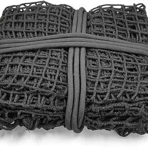 Aoncky - Red de heno grande para caballos, alimentador de caballos de alimentación lenta, bolsa de heno de 47 pulgadas, tamaño de pacas con malla de nailon suave sin nudos, se adapta a pequeñas balas