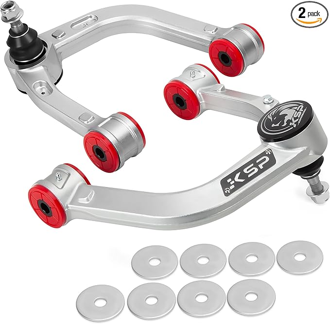 KSP Brazo de Control Superior Delantero Para Toyota 4Runner 2003-2023 Brazo de Control de Aluminio Delantero Ajustable de 2-4 pulgadas Para 2006-2016 FJ Cruiser 2003-2022 Land Cruiser Lexus GX UCA Forjado