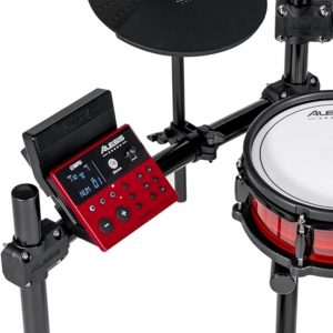 Alesis Nitro Pro Electric Drum Set with Dual-Zone Quiet Mesh Pads, 500+ Authentic BFD Sounds, Bluetooth, Drumeo, USB MIDI, Double Kick Compatible
