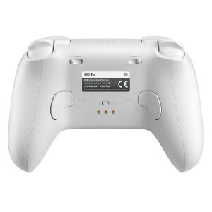 8BitDo Ultimate 2 Bluetooth Controller for Switch/Switch 2 & Windows PC, Switch Pro Controller with TMR Joysticks, Switchable Hall Effect/Tactile Triggers, Vibration and Motion Control - White