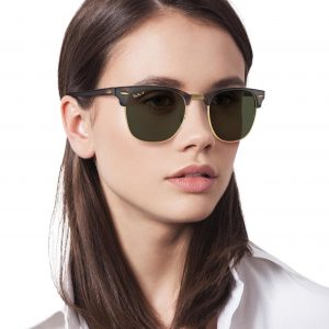 Ray-Ban RB3016 Clubmaster Square Sunglasses