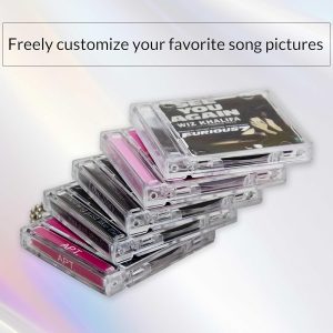 Llavero personalizado NFC Mini Photo CD, llaveros para amantes de la música, música de Spotify personalizable, álbum de fotos NFC cubierta de álbum reproductor de canciones, regalo retro