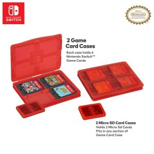 R.D.S. INDUSTRIES, INC. – Game Traveler Deluxe Licensed Travel Case Designed for Nintendo Switch, Lite, OLED, Black Small (NNS40)