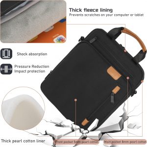 9-11 Inch Tablet Sleeve Bag, Padded Protective Travel Carrying Case for iPad A16 2025, iPad Air M4 11-inch 2026 M3 M2, iPad Pro M5/M4 11 inch, iPad 10/9/8/7th, Galaxy Tab A9+/S9/S8 11" | with shoulder Strap