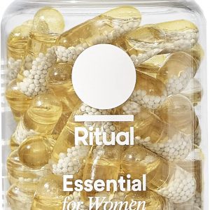 Ritual Women’s 18+ Daily Multivitamin - Key Essential Vitamins and Minerals to Support Energy, Heart, Bone, Brain Health* - Clinical Backed - Vegan - USP Verified - Citrus - 60 Capsules - 30 Servings