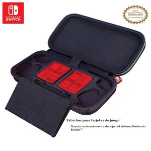 R.D.S. INDUSTRIES, INC. – Game Traveler Deluxe Licensed Travel Case Designed for Nintendo Switch, Lite, OLED, Black Small (NNS40)