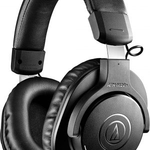 Audio-Technica ATH-M20xBT Auriculares inalámbricos sobre la oreja, color negro