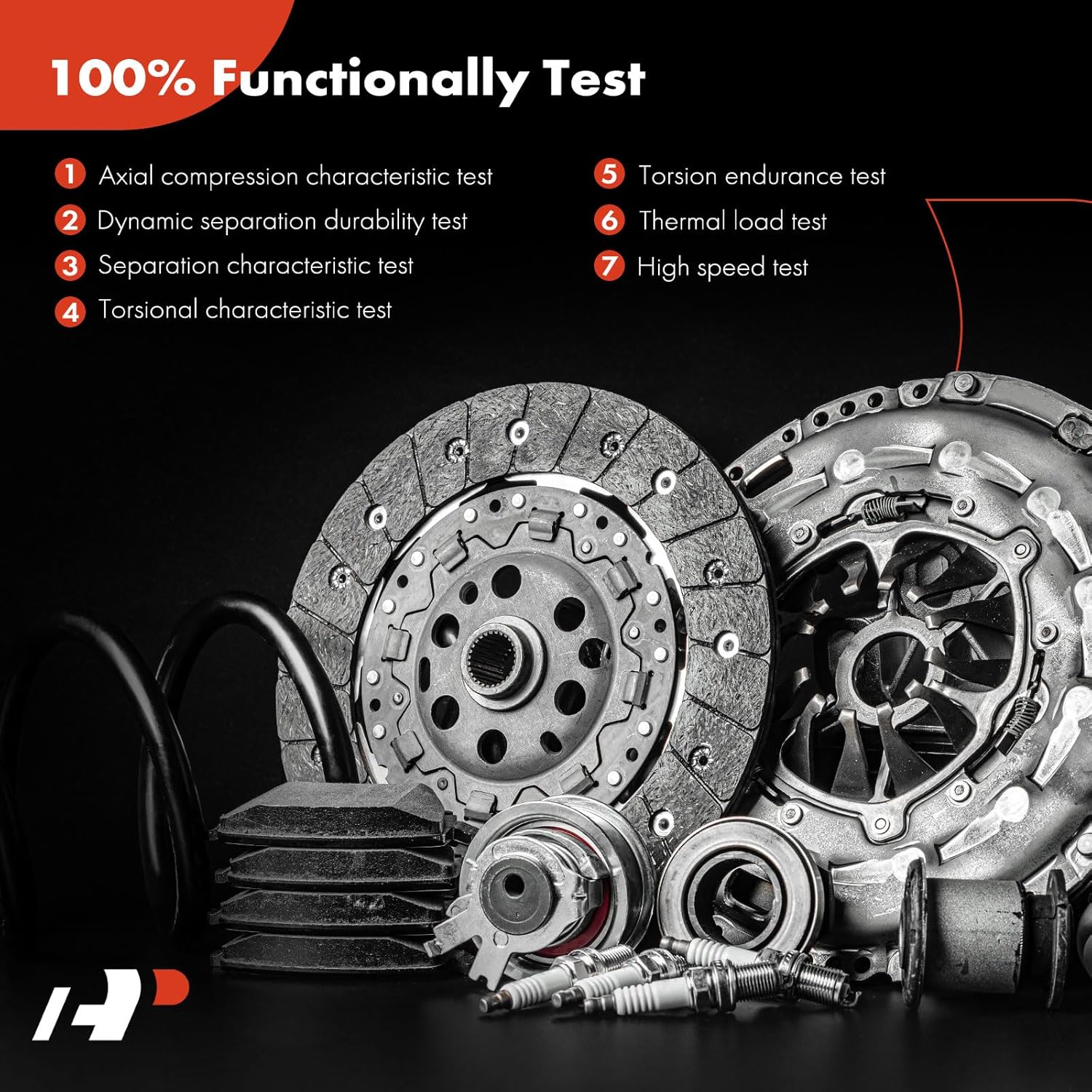 A-Premium Juego de embrague de transmisión compatible con Mazda MX-5 Miata 2006-2014 2.0L, transmisión de 6 velocidades