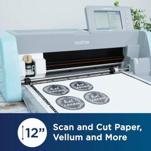 Brother ScanNCut DX Mat CADXMATLOW12, 12" x 12" Low Tack Adhesive for Thin and Delicate Materials, Replacement Accessory