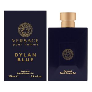 Versace Pour Homme Dylan Blue - Gel de baño y ducha perfumado para hombre de 8.4 onzas