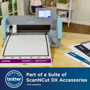 Brother ScanNCut DX Mat CADXMATLOW12, 12" x 12" Low Tack Adhesive for Thin and Delicate Materials, Replacement Accessory