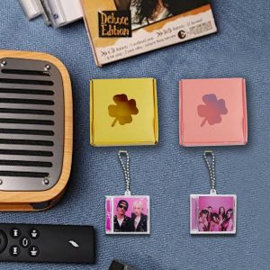 Llavero personalizado NFC Mini Photo CD, llaveros para amantes de la música, música de Spotify personalizable, álbum de fotos NFC cubierta de álbum reproductor de canciones, regalo retro