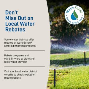 Orbit 24639 B-hyve XD Temporizador de riego de manguera inteligente de 4 puertos con concentrador Wi-Fi