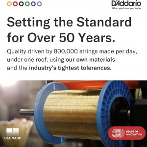 D'Addario Guitar Strings - Phosphor Bronze Acoustic Guitar Strings - EJ16-3D - Rich, Full Tonal Spectrum - For 6 String Guitars - 12-53 Light, 3-Pack