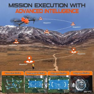 Autel Robotics EVO II PRO RTK V3, Real-time Centimeter-Level Positioning, Remote ID, S-ony 1'' 6K/30fps HDR Camera, GNSS Base Station & PPK Support, 38 Minutes, 15KM Transmission, for Mapping/Photogrammetry/Urban Planning/Searching