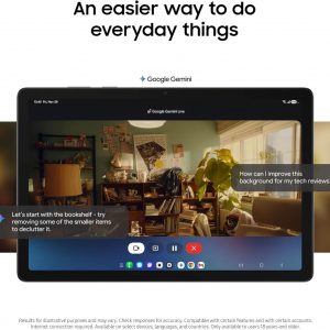 Samsung Galaxy Tab A11+ 8 GB de RAM, 256 GB de almacenamiento, rendimiento optimizado, batería de larga duración, almacenamiento ampliable, pantalla grande, altavoces Dolby Atmos, asistencia AI, delgado, ligero, 2 años de garantía, gris