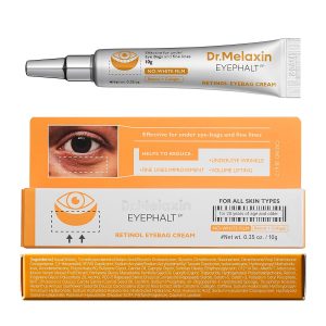 Dr.Melaxin Crema de ojos de retinol para hinchazón, ojeras y líneas finas, arrugas, EGF Anti-envejecimiento debajo de los ojos hidratante con niacinamida y ceramida Cuidado de la piel coreano amigable con el maquillaje