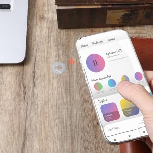 50 Pcs NFC Tags Sticker with Original NTAG215 Chip NFC Stickers Adhesive Labels Transparent RFID Tags Rewritable 504 Bytes Memory Suitable for All NFC-Enabled Devices and Smartphones