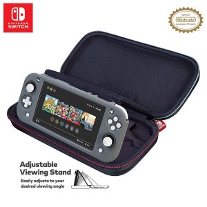 R.D.S. INDUSTRIES, INC. – Game Traveler Deluxe Licensed Travel Case Designed for Nintendo Switch, Lite, OLED, Black Small (NNS40)