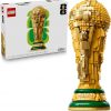 Conjunto de construcción del trofeo oficial del Mundial de la FIFA de LEGO Ediciones - Kit para exhibición en dormitorio, oficina en casa, estante de libros - Coleccionable para fanáticos del fútbol