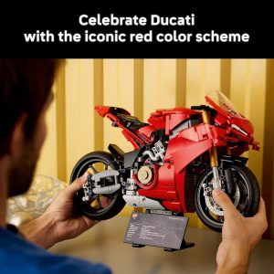 LEGO Technic Ducati Panigale V4 S Motorcycle Toy - Building Set for Adults, Men & Women, Ages 18+ - Gift for Birthdays - 42202