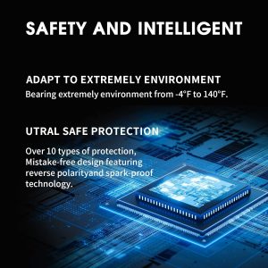 Povasee Jump Starter 5000A Car Jumper Starter, Model A30 12V Jump Box for Car Battery up to 10L Gas or 8L Diesel Engine Battery Jumper Starter Portable with Power Bank/Dual Output/LED Light